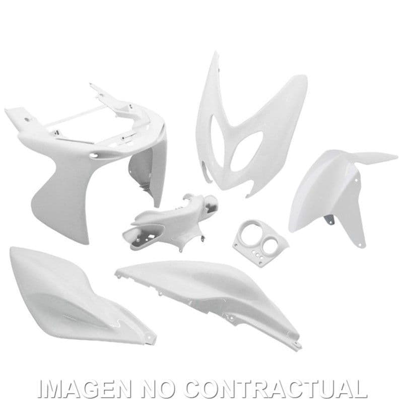 Carenados Kit de Tapas Yamaha Aerox 50 y 100 1997 a 2012 Blanco Brillo