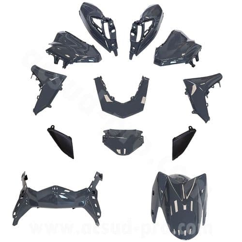 Carenados Kit de Tapas Yamaha Nmax 125 2021 a 2024 Gris Nardo