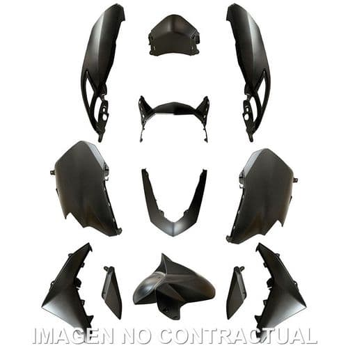 Carenados Kit de Tapas Yamaha Nmax 125 2021 a 2024 Negro Mate
