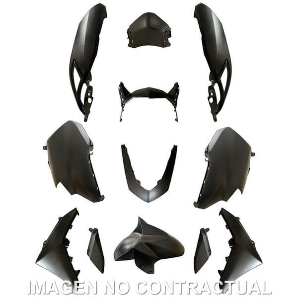 Carenados Kit de Tapas Yamaha Nmax 125 2021 a 2024 Negro Mate