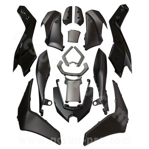 Carenados Kit de Tapas Yamaha Nmax 125 2025 - 2026 Negro Mate