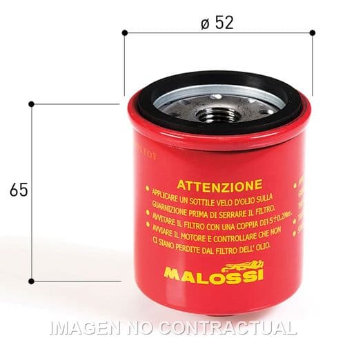 Filtro de aceite Malossi Motor Leader