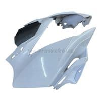 Frontal blanco Kawasaki Ninja SL 250.