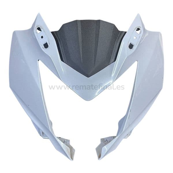 Frontal blanco Kawasaki Ninja SL 250.