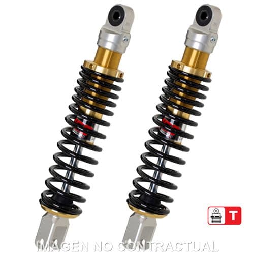 Juego Amortiguadores Traseros Yss Gas C/ Regulación Honda Pcx 125