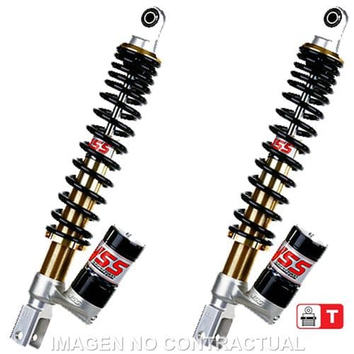 Juego Amortiguadores Yss Gas Con Botella Honda Sh300