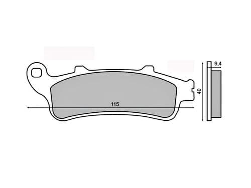 Pastillas de Freno Delanteras Honda Pantheon 125-150 y Foresight Jazz 250