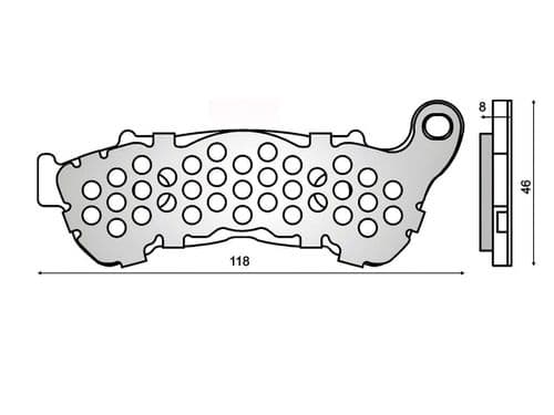 Pastillas de Freno Delanteras Honda Scoopy SH Swing Foresight Forza Jazz (Con Placa)
