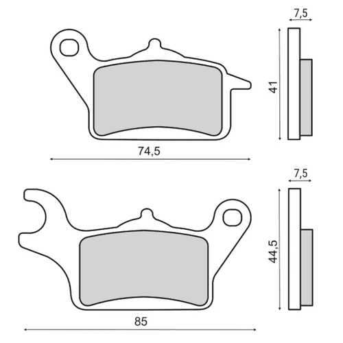 Pastillas de freno delanteras Honda Vision 110 2017-2021