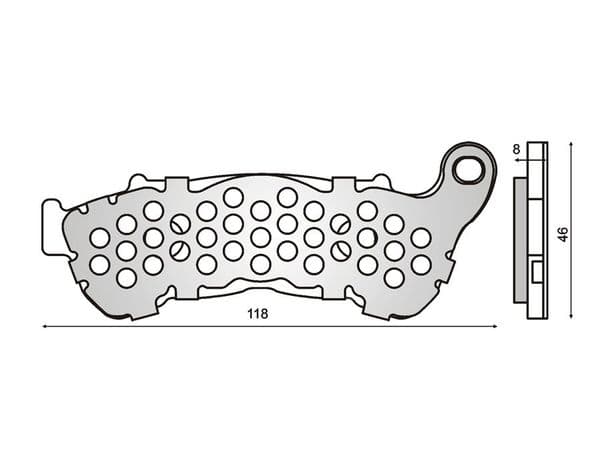Pastillas de freno delanteras Scoopy sh 125-150 (09 > 12)