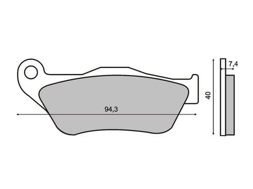 Pastillas de freno delanteras Xmax 125 - 250 (´05 a ´09)