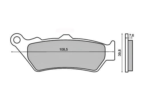 Pastillas de freno Ducati 1000 Sport delanteras