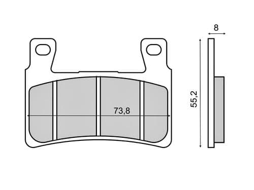 Pastillas de freno Honda CBR 600 RR delanteras