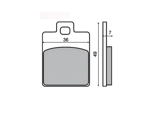 Pastillas de freno Piaggio Zip Rst Liberty delanteras