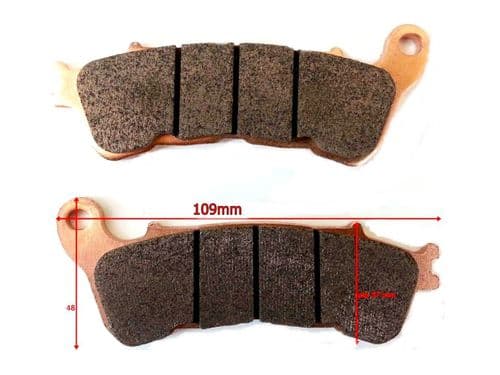 Pastillas de freno Sinterizadas SH 125/150 (´09-´12) y SH 300cc delanteras