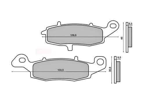 Pastillas de freno Suzuki SV 650 S delanteras