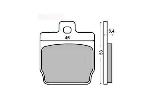Pastillas de freno Yamaha Aerox traseras