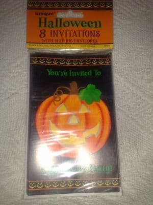*Halloween Invitations x 8's