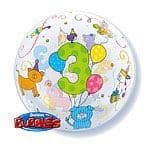 3rd Birthday Bubble Balloon 24