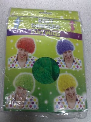 Afro Wig Green