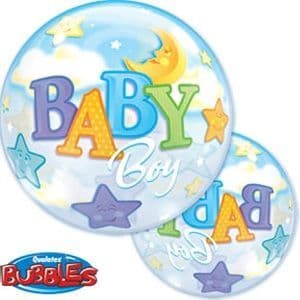 Baby Boy Bubble Balloon 24