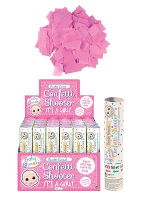 Baby Girl Confetti Cannon x 1