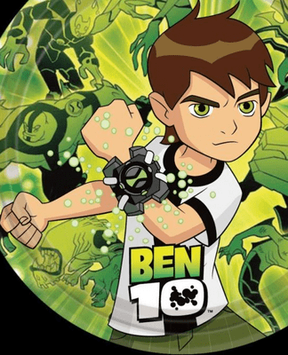 Ben 10 Plastic Party Bags in 8's