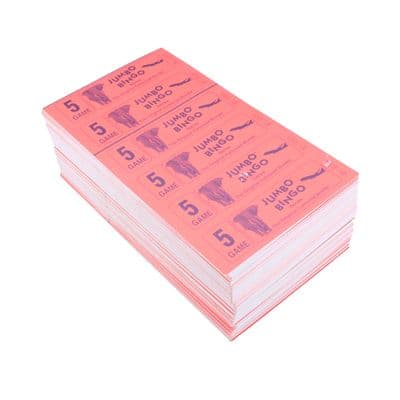 Bingo Tickets 6 to view 5's