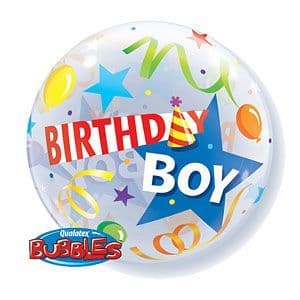Birthday Boy Bubble Balloon 24