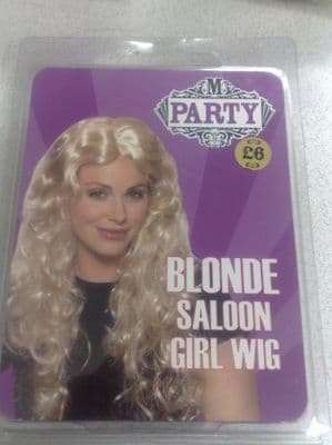 Blonde Saloon Girl Wig