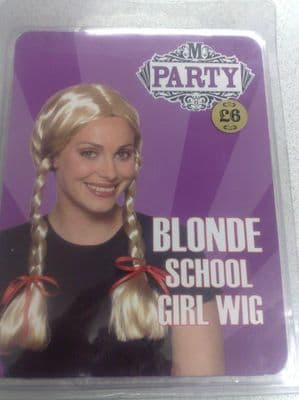 Blonde School Girl Wig