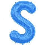 Blue Foil Letter 