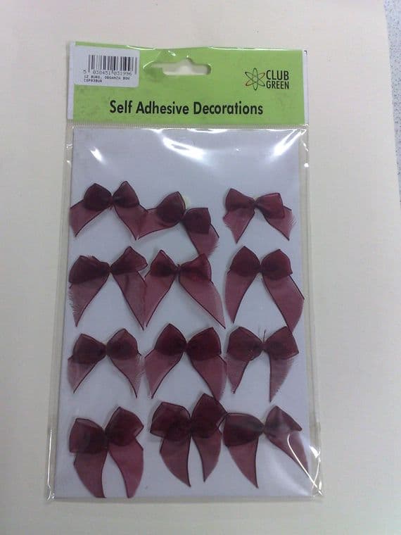 Burgundy Mini Bows
