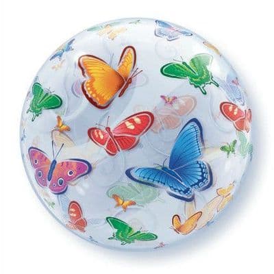 Butterflies Bubble Balloon 24