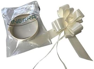 Car Ribbon & Bows - Ivory