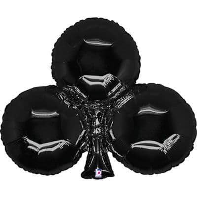 Casino Club Black Foil Balloon x 1