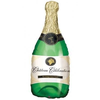 Champagne Bottle Super Shape Foil