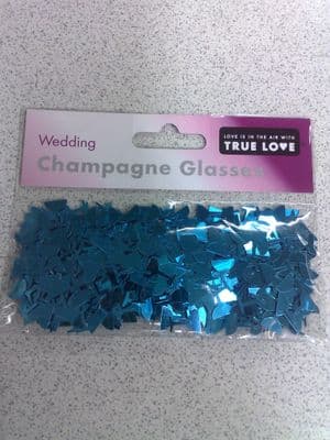 Champagne Glasses Aqua