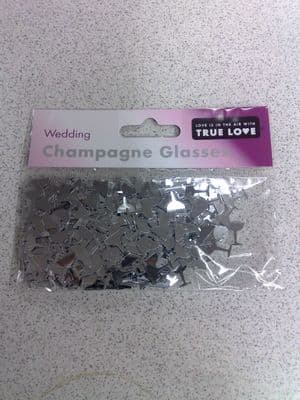 Champagne Glasses Silver
