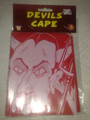 Childrens Red Devil Cape