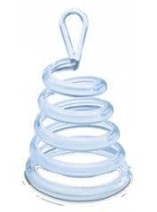 Clear Spiral Balloon Weight x 1