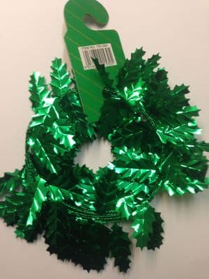 Foil Christmas Tree Decoration - Green