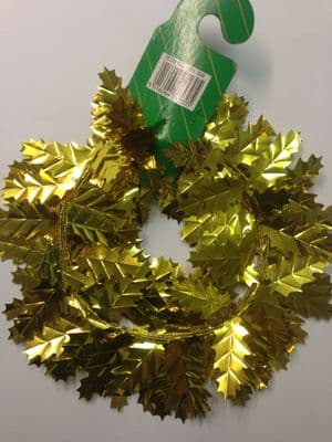Foil Christmas Tree Decorations - Gold