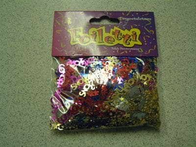 Foiletti Table Confetti Congratulations