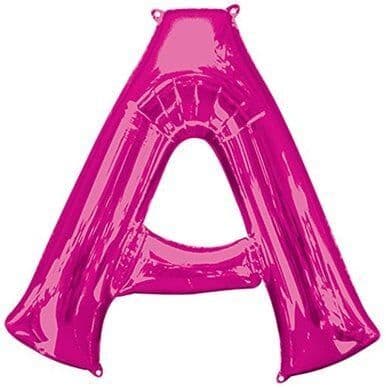 Fushia Foil Letters 34