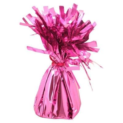 Fushia Tinsel Cone Weight 85g x 1
