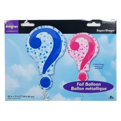 Gender Reveal He/She Foil