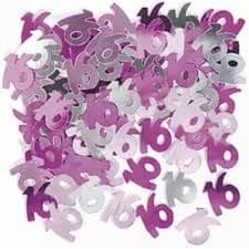 Glitz Pink 16th Table Confetti