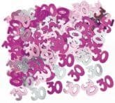 Glitz Pink 30th Table Confetti