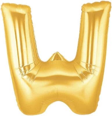 Gold Foil 'W' 34